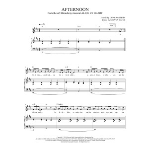 Afternoon (from Alice By Heart)