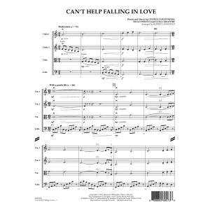 Can't Help Falling in Love (arr. Robert Longfield) - Conductor Score (Full Score)