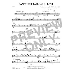 Can't Help Falling in Love (arr. Robert Longfield) - Viola