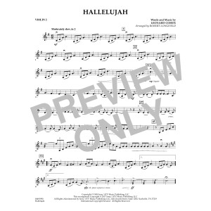 Hallelujah (arr. Robert Longfield) - Violin 2