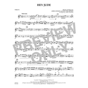 Hey Jude (arr. Larry Moore) - Violin 1