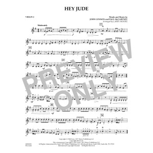 Hey Jude (arr. Larry Moore) - Violin 2
