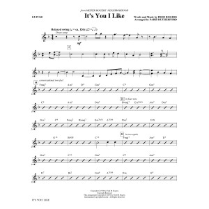 It's You I Like (from Mister Rogers' Neighborhood) (arr. Paris Rutherford) - Guitar