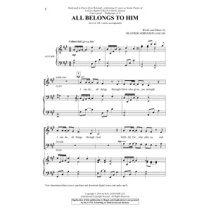 All Belongs To Him
