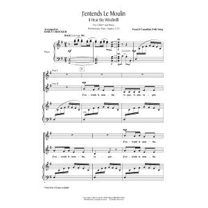 J'entends Le Moulin (I Hear The Wind Mill) (arr. Emily Crocker)