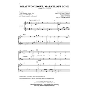 What Wondrous, Marvelous Love