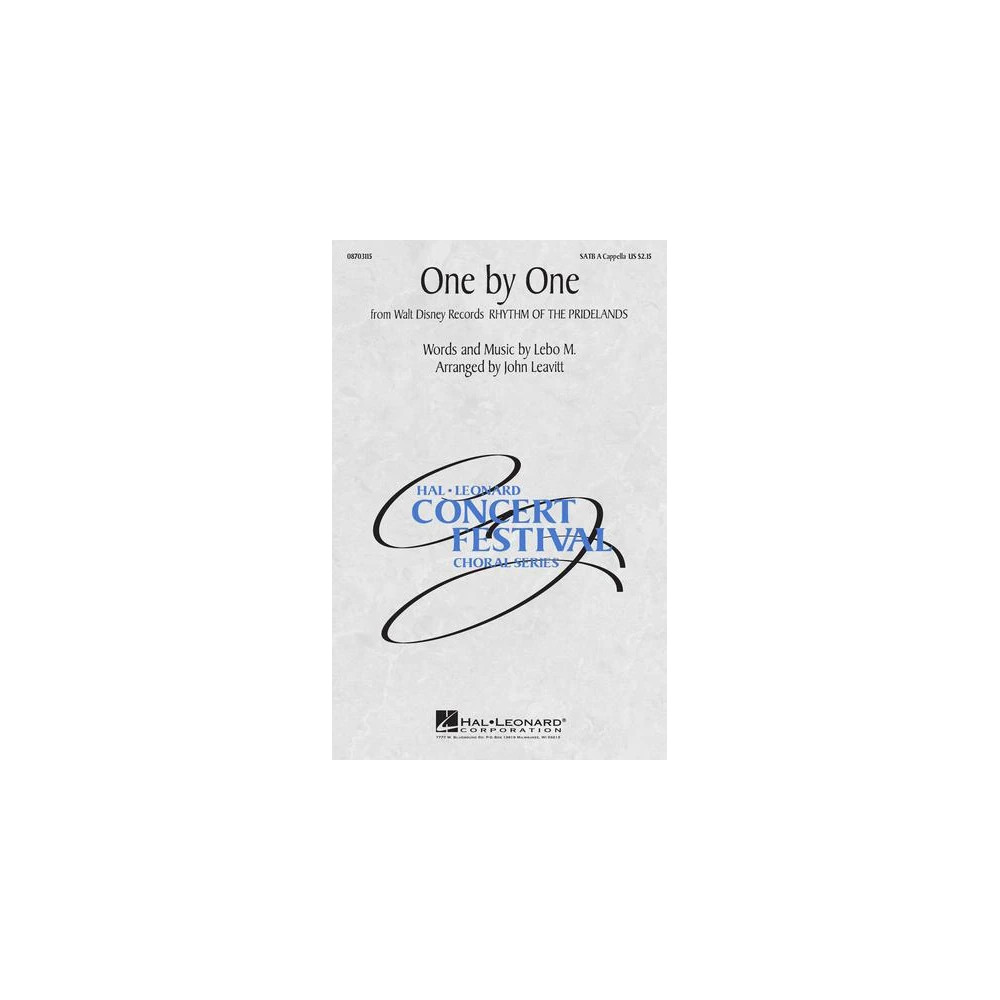 One By One (from Rhythm of the Pridelands) (arr. John Leavitt)