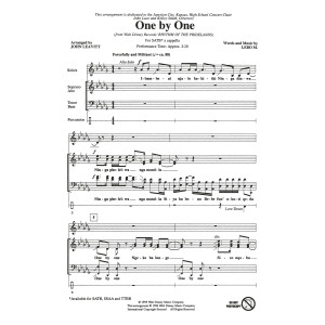 One By One (from Rhythm of the Pridelands) (arr. John Leavitt)