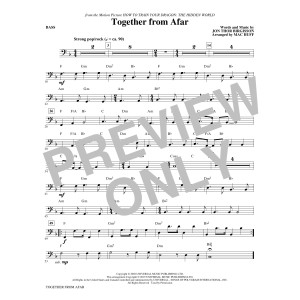 Together From Afar (from How to Train Your Dragon: The Hidden World) (arr. Mac Huff) - Bass