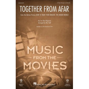 Together From Afar (from How to Train Your Dragon: The Hidden World) (arr. Mac Huff) - Drums