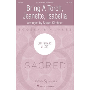 Bring a Torch, Jeanette, Isabella (arr. Shawn Kirchner) - Violin 1