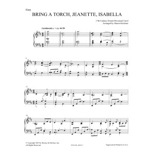Bring a Torch, Jeanette, Isabella (arr. Shawn Kirchner) - Harp