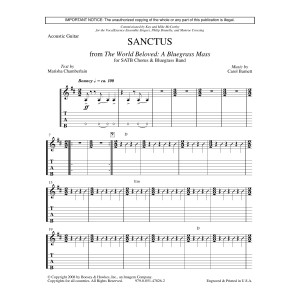 Sanctus (from The World Beloved: A Bluegrass Mass) - Acoustic Guitar