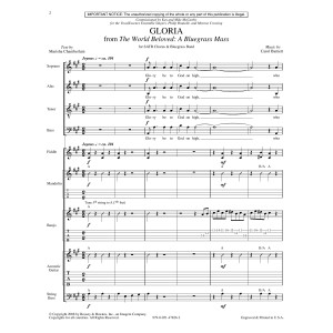 Gloria (from The World Beloved: A Bluegrass Mass) - Score