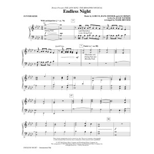 Endless Night (from The Lion King: Broadway Musical) (arr. Mark Brymer) - Synthesizer