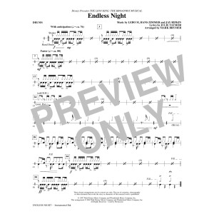 Endless Night (from The Lion King: Broadway Musical) (arr. Mark Brymer) - Drums