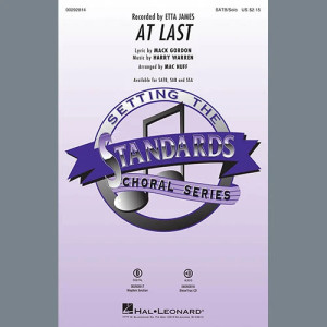 At Last (arr. Mac Huff) - Bass