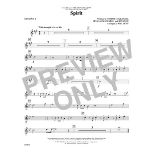 Spirit (from The Lion King 2019) (arr. Mac Huff) - Trumpet 1