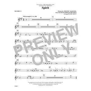 Spirit (from The Lion King 2019) (arr. Mac Huff) - Trumpet 2