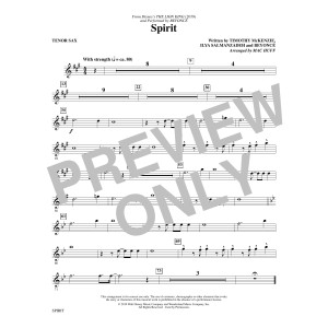 Spirit (from The Lion King 2019) (arr. Mac Huff) - Tenor Sax