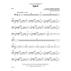 Spirit (from The Lion King 2019) (arr. Mac Huff) - Bass