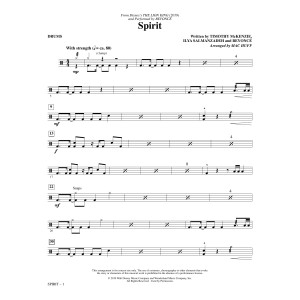 Spirit (from The Lion King 2019) (arr. Mac Huff) - Drums