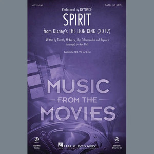 Spirit (from The Lion King 2019) (arr. Mac Huff) - Drums