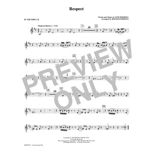 Respect (arr. Roger Emerson) - Bb Trumpet 2