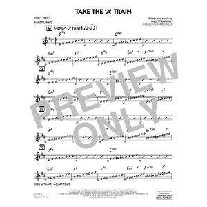 Take The 'A' Train (arr. Mark Taylor) - Bb Solo Sheet