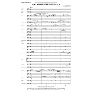 Acclamation of Assurance - Score
