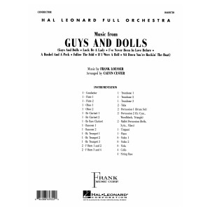 Music from Guys and Dolls (arr. Calvin Custer) - Full Score