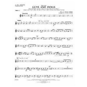 Music from Guys and Dolls (arr. Calvin Custer) - Oboe 2