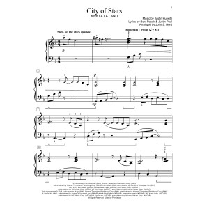 City Of Stars (from La La Land) (arr. John S. Hord)