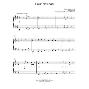 Feliz Navidad (arr. Lynda Lybeck-Robinson)