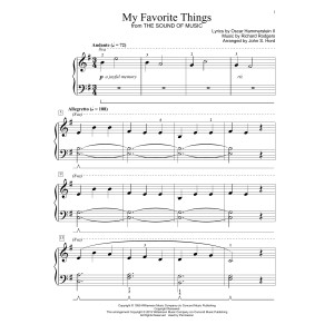 My Favorite Things (from The Sound Of Music) (arr. John S. Hord)