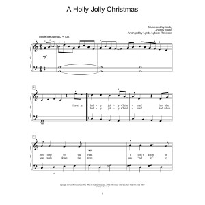 A Holly Jolly Christmas (arr. Lynda Lybeck-Robinson)