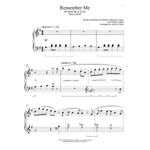 Remember Me (Ernesto de la Cruz) (from Coco) (arr. John S. Hord)