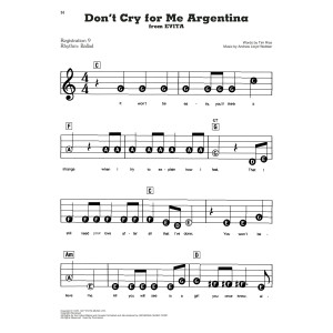 Don't Cry For Me Argentina (from Evita)