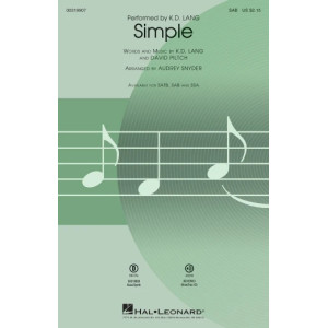 Simple (arr. Audrey Snyder)