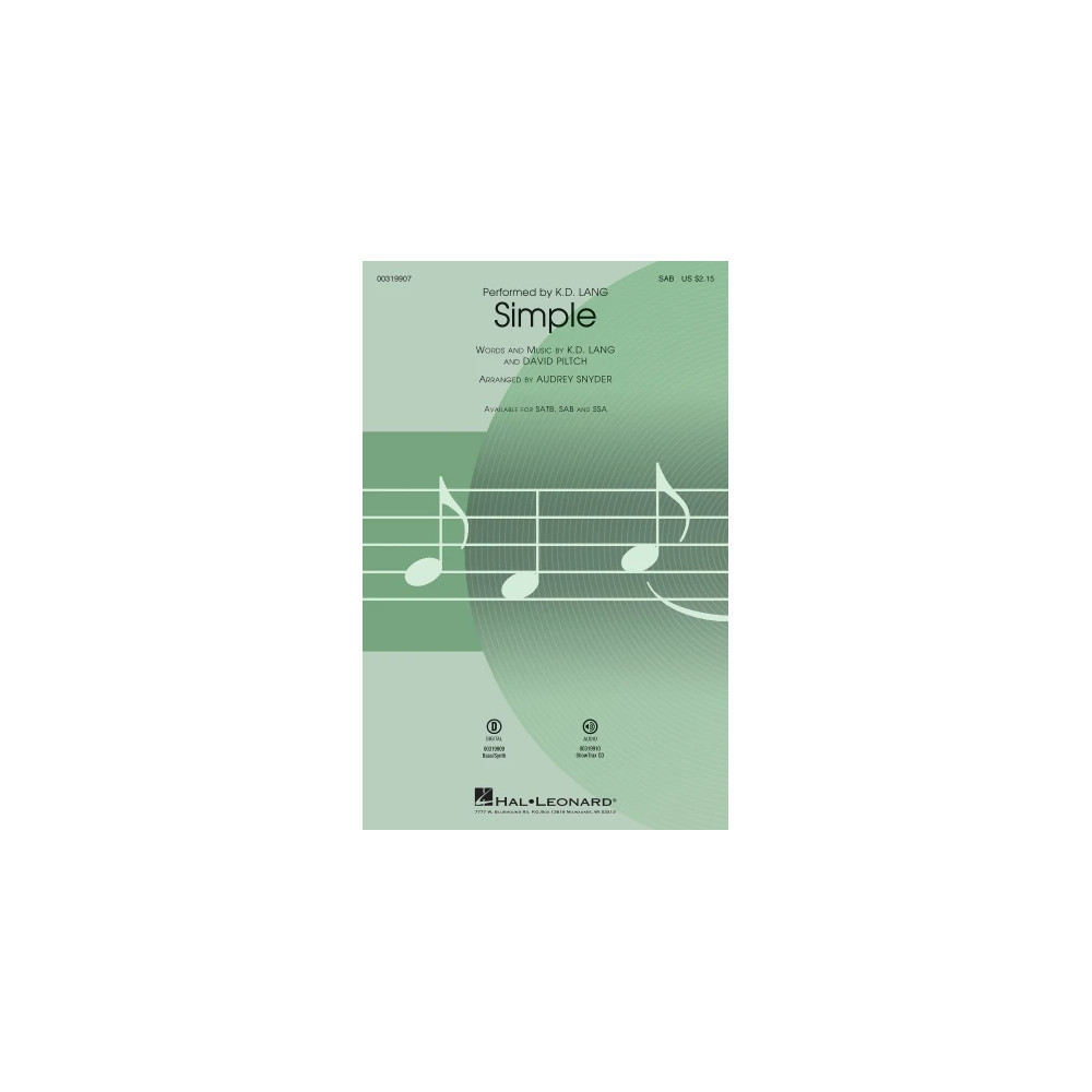 Simple (arr. Audrey Snyder)