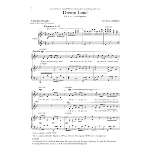 Dream Land (arr. Christina Rossetti)