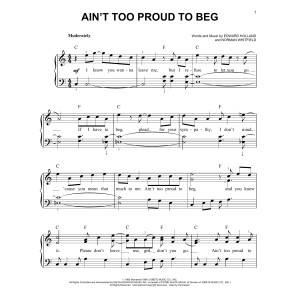 Ain't Too Proud To Beg