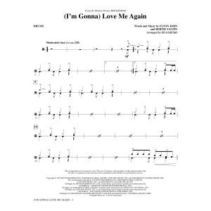 (I'm Gonna) Love Me Again (from Rocketman) (arr. Ed Lojeski) - Drums