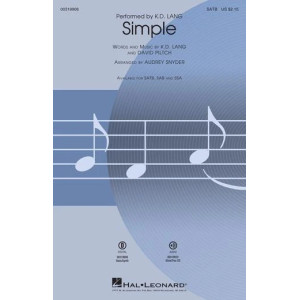 Simple (arr. Audrey Snyder) - Bass