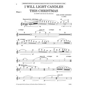 I Will Light Candles This Christmas (Full Orchestration) - Flute 1