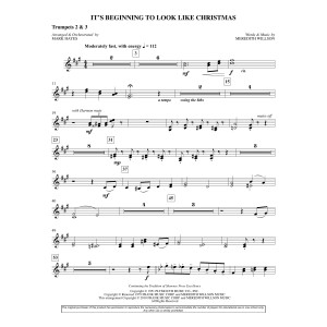 It's Beginning To Look Like Christmas (arr. Mark Hayes) - Bb Trumpet 2,3