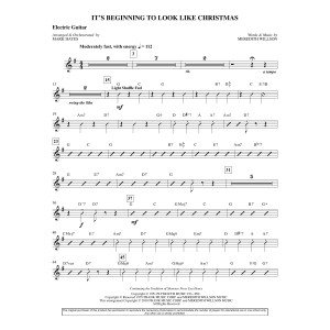 It's Beginning To Look Like Christmas (arr. Mark Hayes) - Electric Guitar
