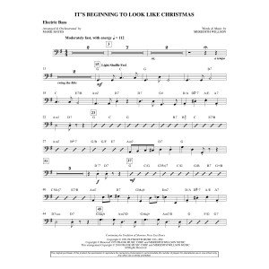 It's Beginning To Look Like Christmas (arr. Mark Hayes) - Acoustic/Electric Bass