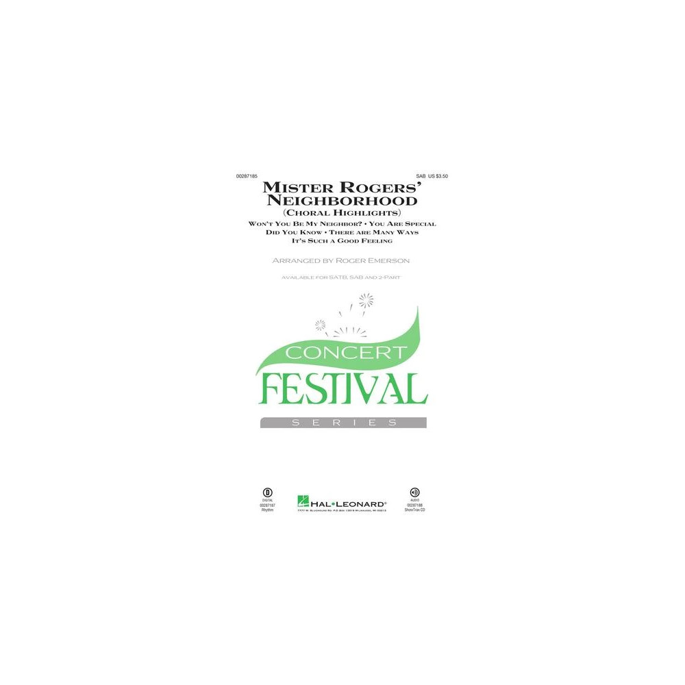 Mister Rogers' Neighborhood (Choral Highlights) (arr. Roger Emerson)