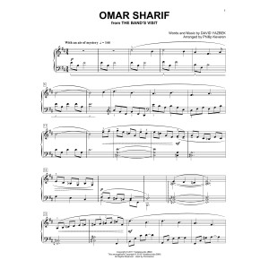 Omar Sharif [Classical version] (from The Band's Visit) (arr. Phillip Keveren)